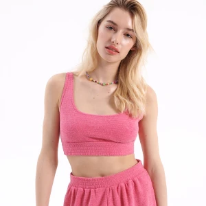 Krótki top ze ściągaczem House