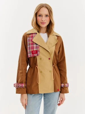 Krótki trencz Coffee Break XS