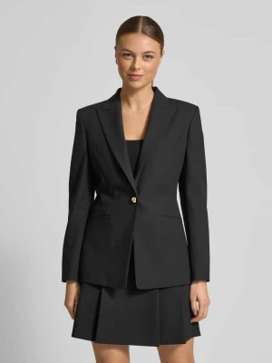 Krótki żakiet o kroju regular fit z dodatkiem wiskozy model ‘ABIRE’ HUGO