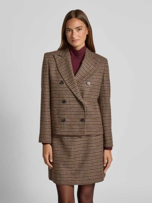 Krótki żakiet o kroju regular fit z mieszanki żywej wiskozy model ‘GERUSIA’ Weekend Max Mara