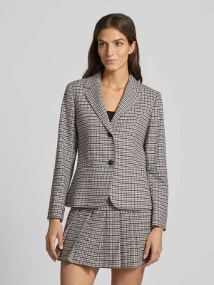 Krótki żakiet o kroju shaped fit z mieszanki żywej wełny model ‘RANCIO’ MAX&Co.