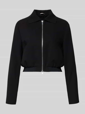 Krótki żakiet o kroju slim fit z czystej wiskozy model ‘JOCALENA’ Boss