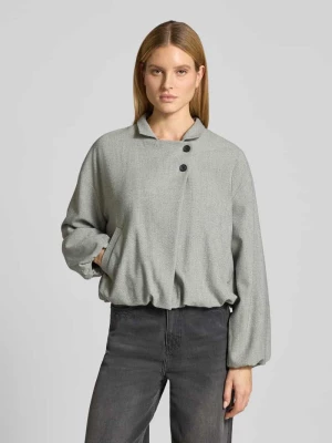 Krótki żakiet o pudełkowym kroju z dodatkiem wełny model ‘JAVATA’ Boss