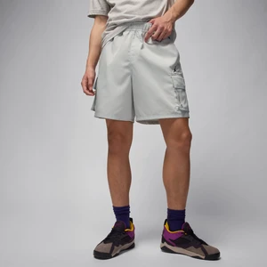 Krótkie bojówki męskie Jordan Brooklyn - Szary