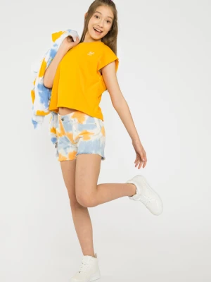 Krótkie jeansowe spodenki TIE DYE Reporter