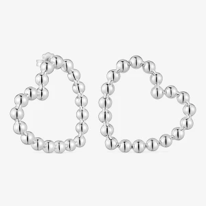 Krótkie Kolczyki Ze Srebra Z Motywem Serca Sugar Party - Tous