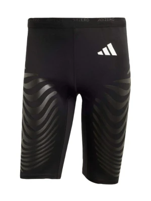 Krótkie legginsy do biegania Adidas czarny