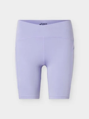 Krótkie legginsy do biegania Asics liliowy