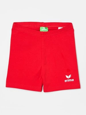 Krótkie legginsy do biegania Erima czerwony