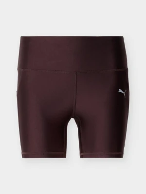 Krótkie legginsy do biegania Puma brązowy