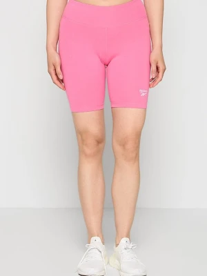 Krótkie legginsy do biegania Reebok różowy