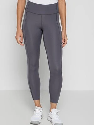 Krótkie legginsy do biegania Under Armour szary
