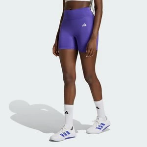 Krótkie legginsy Optime Essentials Workout Adidas Pure Purple