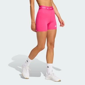 Krótkie legginsy TECHFIT Adidas Real Magenta