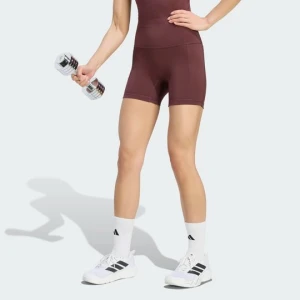 Krótkie legginsy z 3 paskami Studio All Me Booty Adidas Aurora Ruby