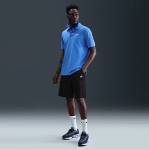 Krótkie męskie bojówki z tkaniny Nike Club - Czerń