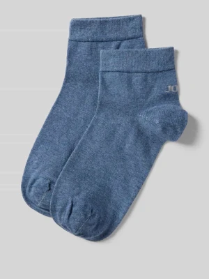 Krótkie skarpety męskie JOOP! Collection;Mieszanka bawełny ekologicznej z dodatkiem streczu;Elastyczne, prążkowane ściągacze;Nadruk z logo;