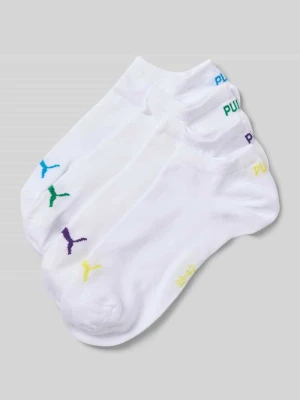 Krótkie skarpety z detalem z logo w zestawie 4 szt. Puma