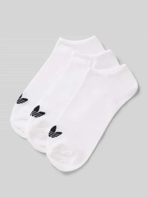 Krótkie skarpety z nadrukiem z logo w zestawie 3 szt. adidas Originals
