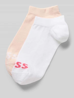 Zdjęcie produktu Krótkie skarpety z nadrukiem z logo w zestawie 3 szt. Boss