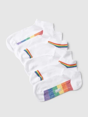 Krótkie skarpety z prążkowanymi ściągaczami w zestawie 7 szt. model ‘Soft’ CAMANO