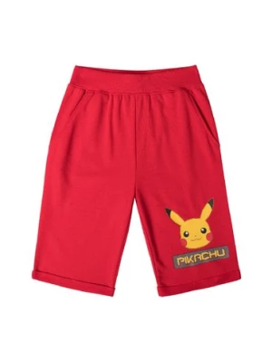 Krótkie spodenki dla chłopca POKÉMON czerwone Pokemon