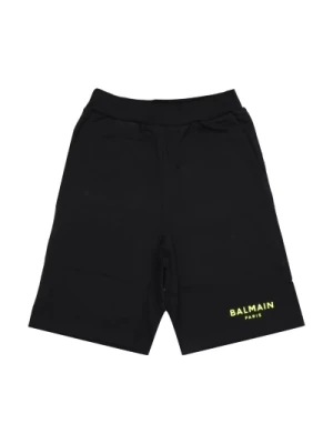 Krótkie spodenki dla dzieci z logo Balmain