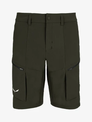 Krótkie spodenki Salewa Puez DST Cargo Shorts - dark olive