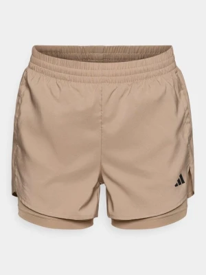 Krótkie spodenki sportowe Adidas ciemnobrązowy