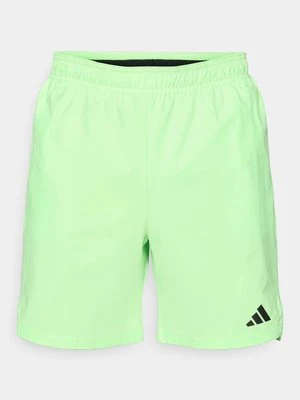 Krótkie spodenki sportowe Adidas zielony neon