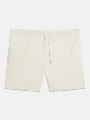 Krótkie spodenki sportowe Calvin Klein Jeans mleczny