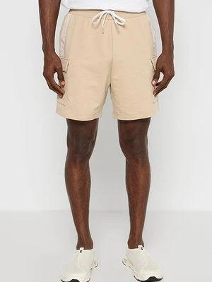 Krótkie spodenki sportowe EA7 Emporio Armani piaskowy