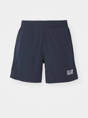 Krótkie spodenki sportowe EA7 Emporio Armani granatowy