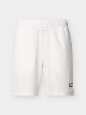 Krótkie spodenki sportowe EA7 Emporio Armani biały