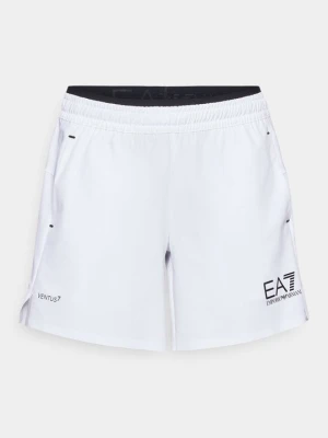 Krótkie spodenki sportowe EA7 Emporio Armani biały
