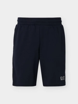 Krótkie spodenki sportowe EA7 Emporio Armani granatowy