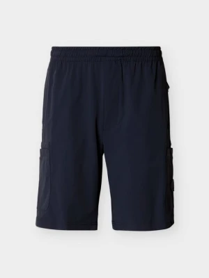 Krótkie spodenki sportowe EA7 Emporio Armani granatowy