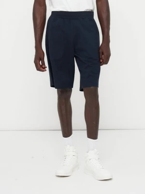 Krótkie spodenki sportowe EA7 Emporio Armani niebieski