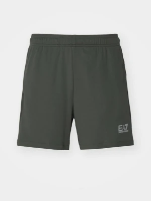 Krótkie spodenki sportowe EA7 Emporio Armani oliwkowy
