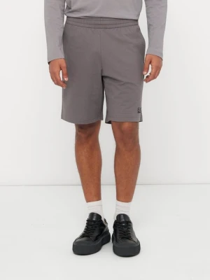 Krótkie spodenki sportowe EA7 Emporio Armani szary