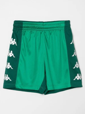 Krótkie spodenki sportowe Kappa zielony