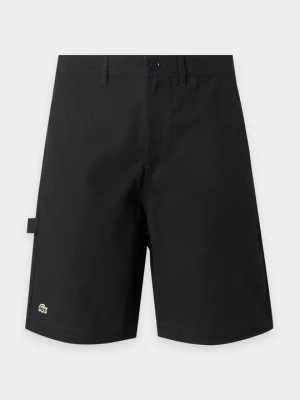 Krótkie spodenki sportowe Lacoste czarny