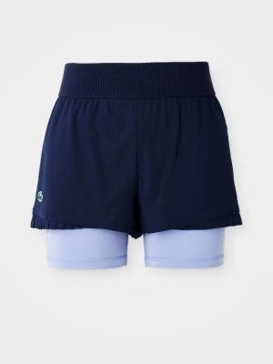 Krótkie spodenki sportowe Lacoste granatowy