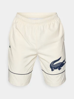 Krótkie spodenki sportowe Lacoste mleczny