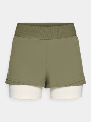Krótkie spodenki sportowe Lacoste oliwkowy