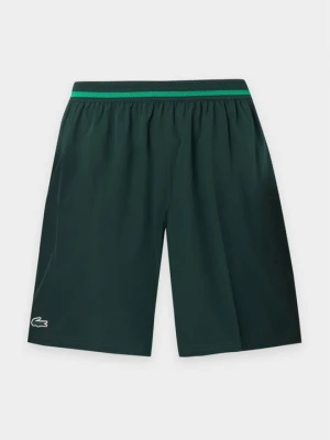 Krótkie spodenki sportowe Lacoste zielony
