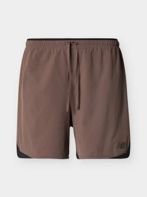 Krótkie spodenki sportowe New Balance brązowy