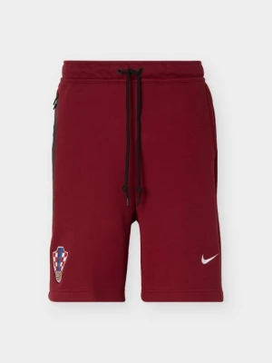 Krótkie spodenki sportowe Nike ciemnoczerwony