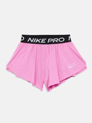 Krótkie spodenki sportowe Nike fioletowy