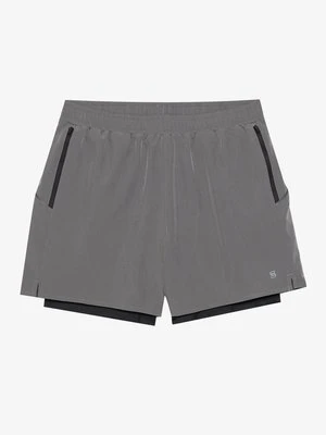 Krótkie spodenki sportowe Pier One ciemnoszary
